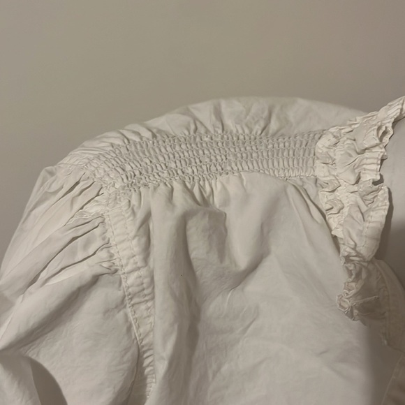 Rebecca Taylor Women's White Peplum Top - Picture 7 of 14